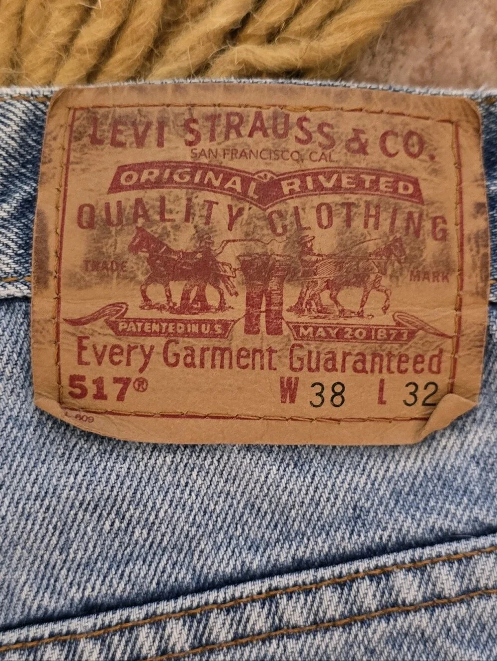 🔥🔥Vintage 90s made in USA Levi's 517 blue jeans🔥🔥 Size 36W X 32L Made in USA